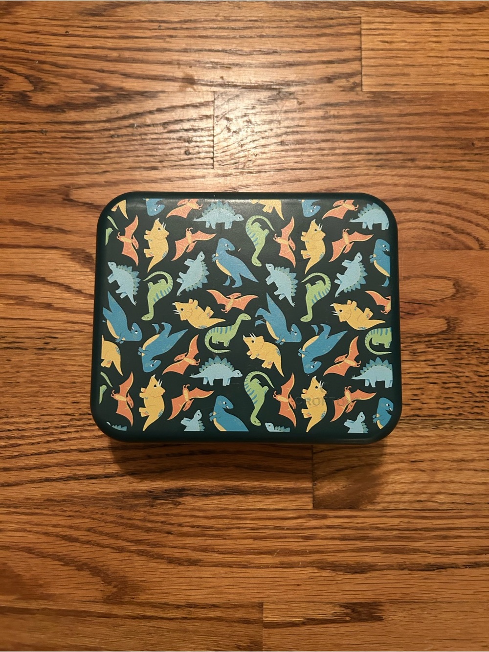 Crofton Blue Dinosaur Patterned Bento Box - Super Convenient for School/Work